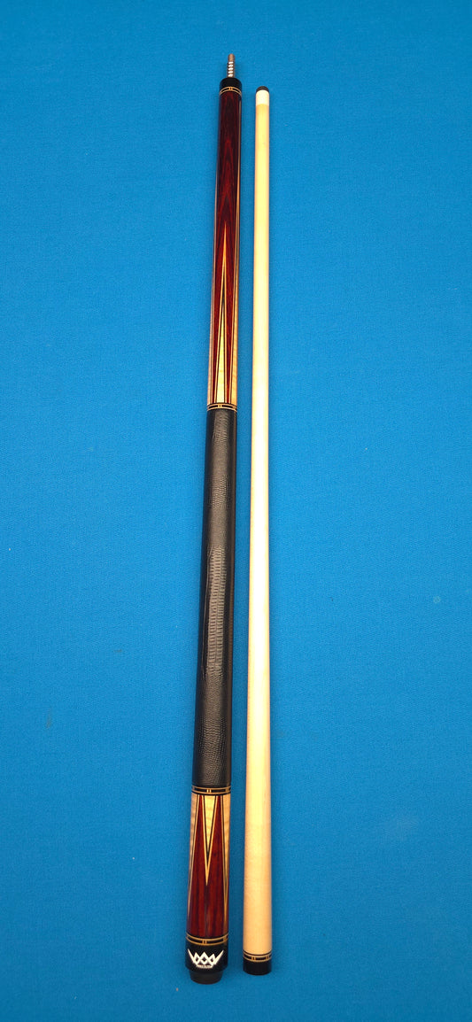 Precision Inlayed No. 6 – Cocobolo & Curly Maple with Ebony Joint